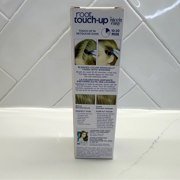 NIB! Clairol Root Touch-Up Gel Light Brown Semi-Permanent Hair Color - Picture 5 of 8